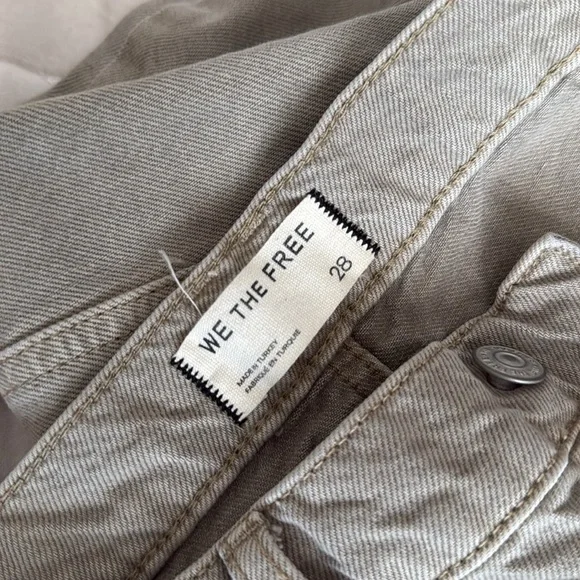 NWOT We The Free Good Luck Mid-Rise Barrel Jeans - Picture 3 of 4